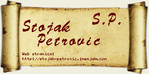 Stojak Petrović vizit kartica